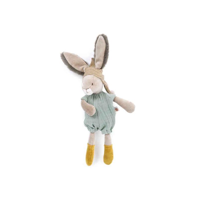 Trois Petits Lapins - Petite Peluche Lapin Sauge - Image 2