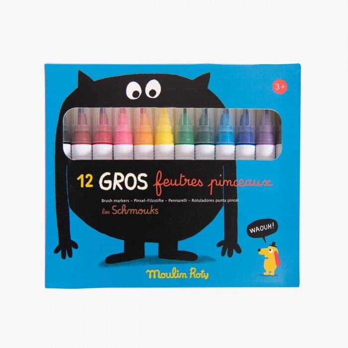 12 Gros Feutres Pinceaux - Image 2