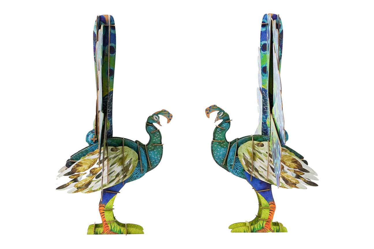 Eco 3D Puzzle - Pavone - Image 5