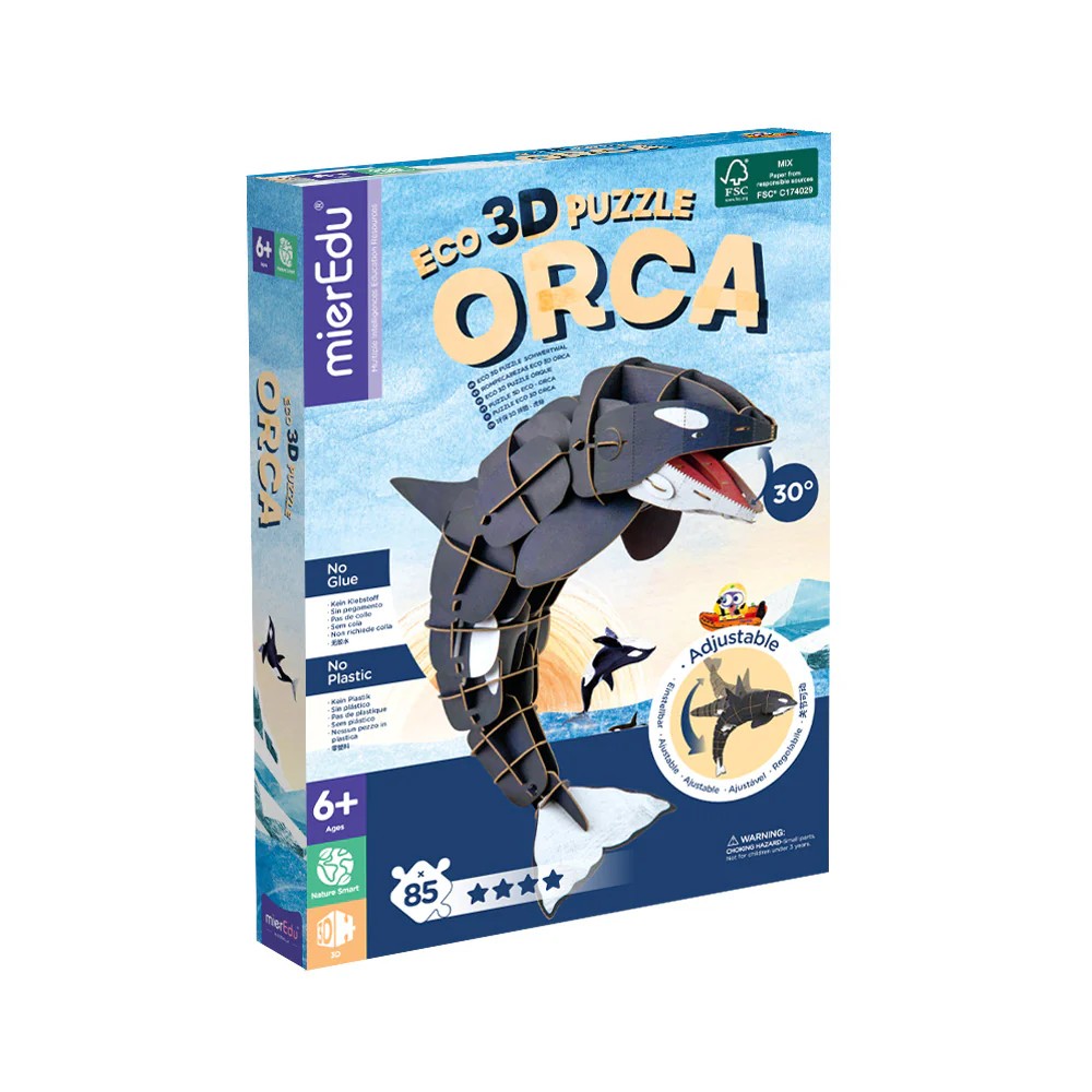 Eco 3D Puzzle - Orca - Image 2