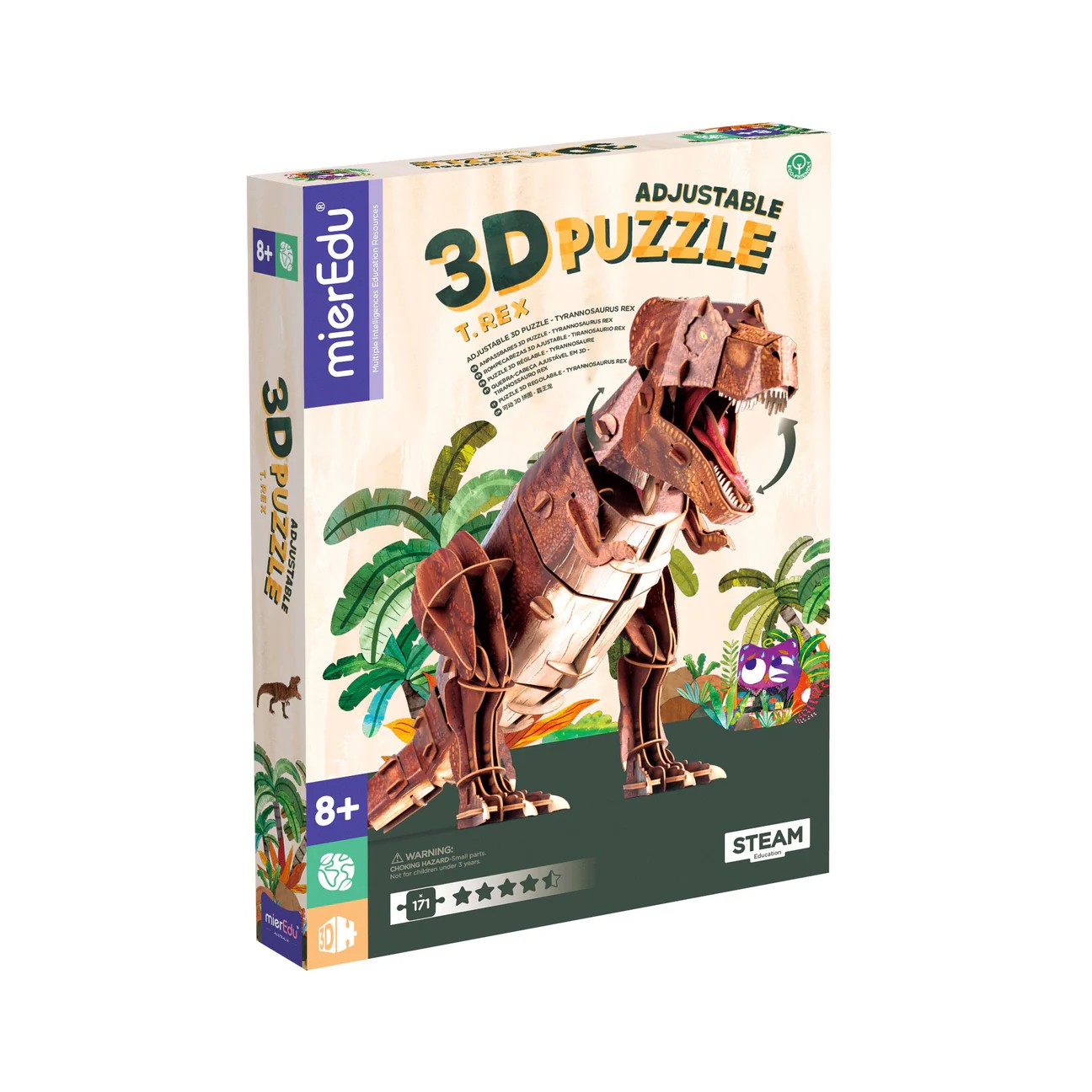 Eco 3D Puzzle - T-Rex - Image 2
