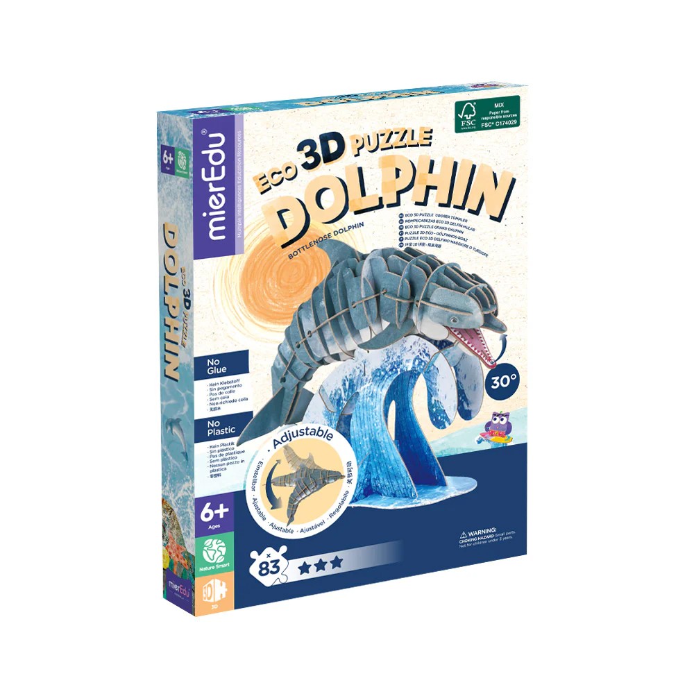 Eco 3D Puzzle - Dauphin - Image 2