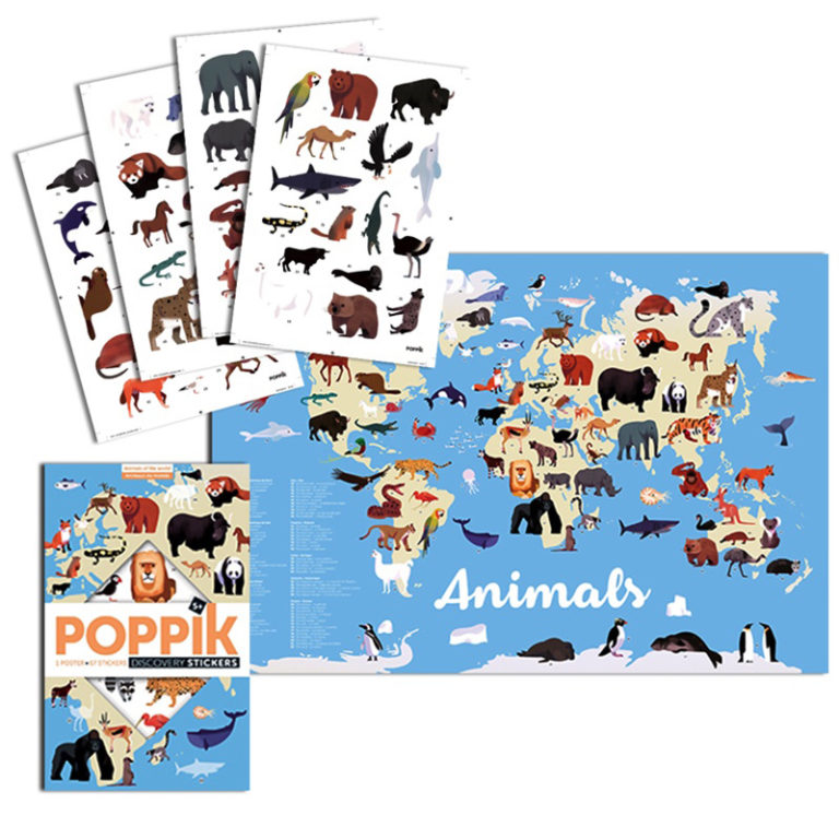 Poster Pédagogique - Animaux du Monde