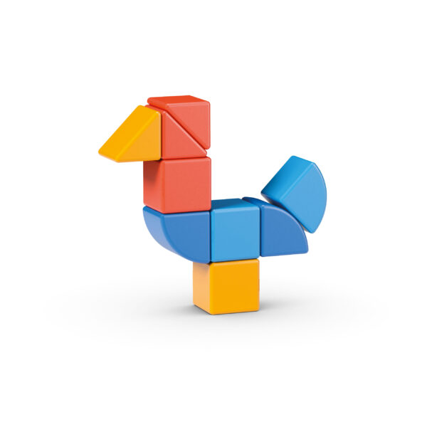 Geomag Magicube - Magnetic building Blocks - Animali 9 pezzi - Image 3
