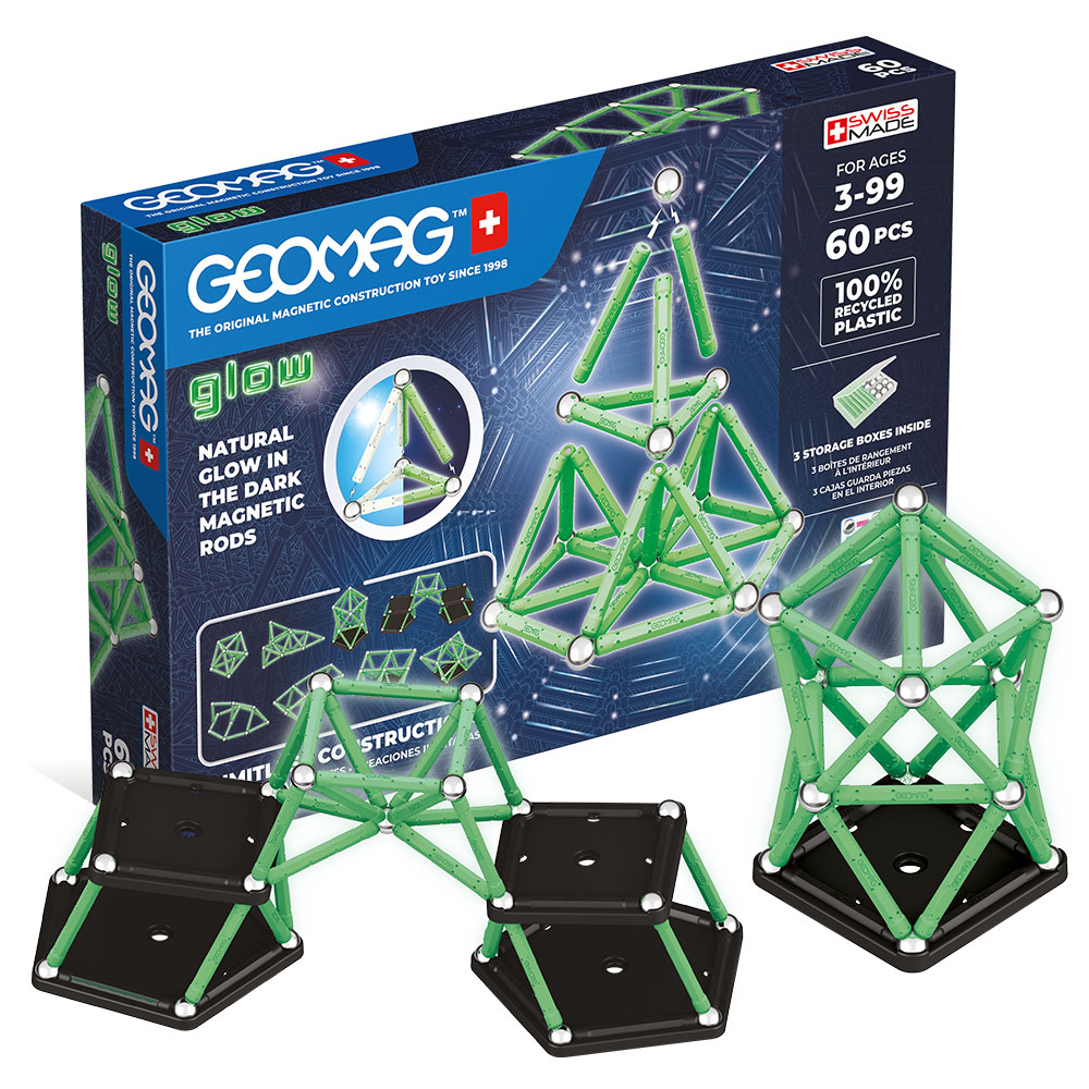 Geomag - Glow 60 pièces