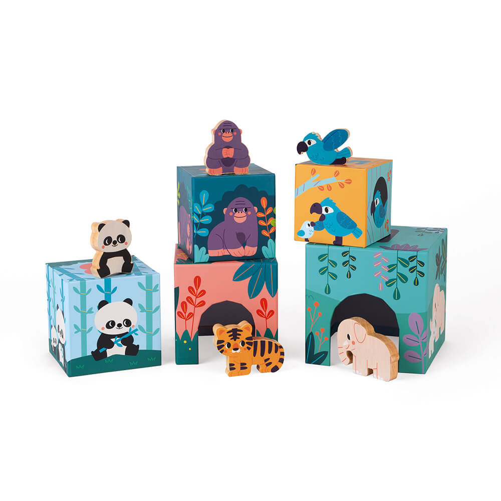 Piramide in cartone e personaggi in legno Gli Animali - In coll. con WWF® - Image 3