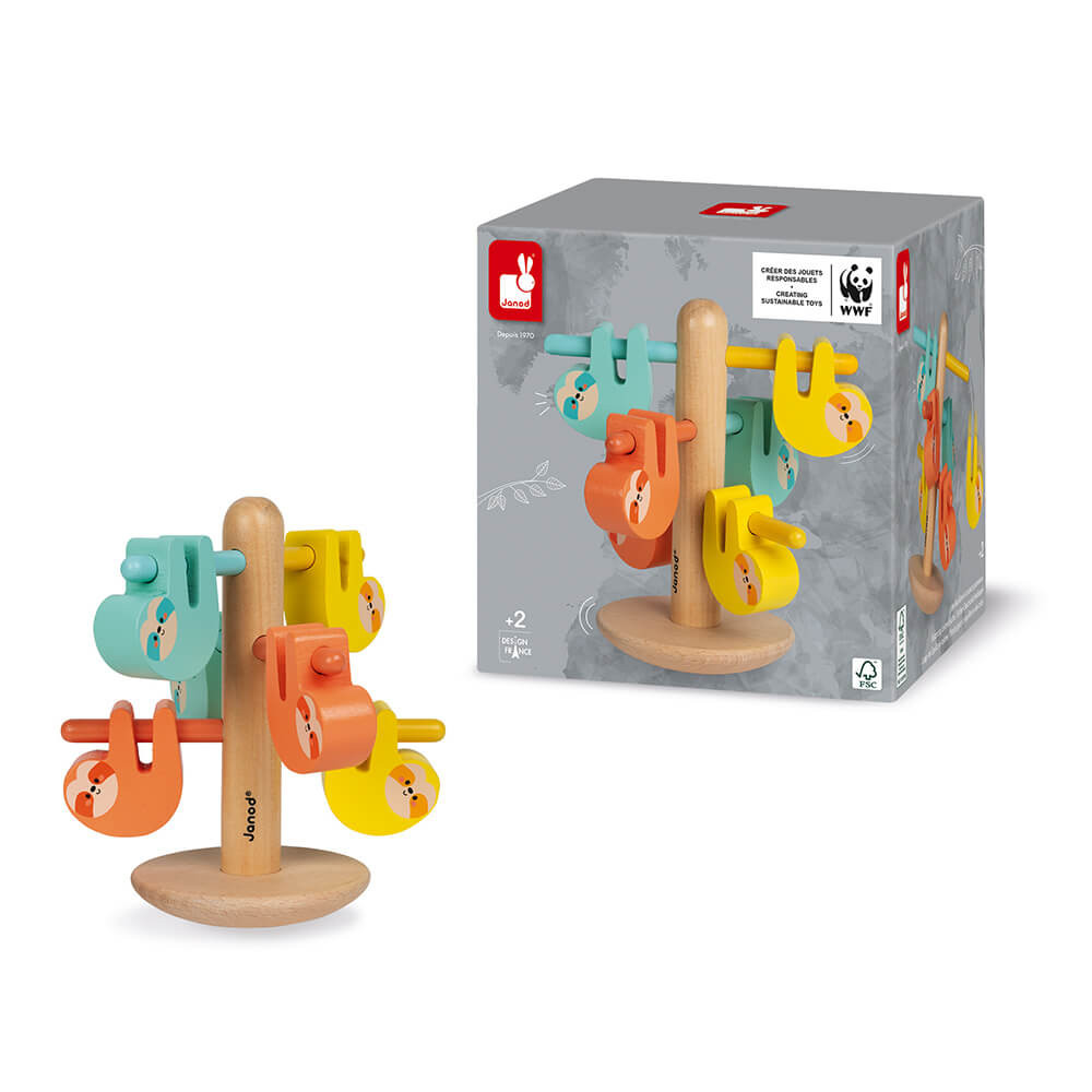 Jeu Équilibre et Couleurs Paresseux - Partenariat WWF®